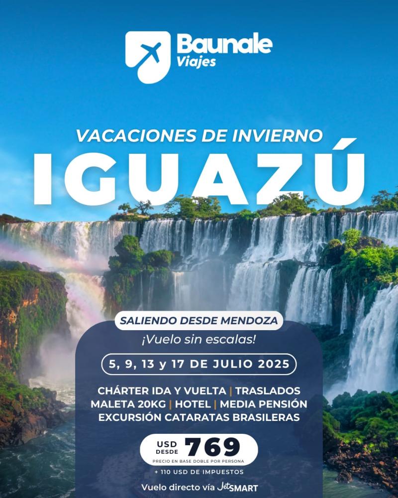 IGUAZU VACACIONES DE INVIERNO